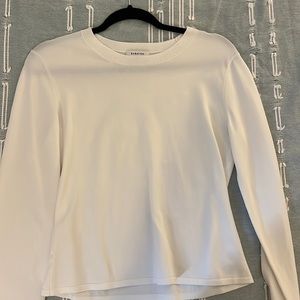 ARITZIA Babaton Long Sleeve Top - White